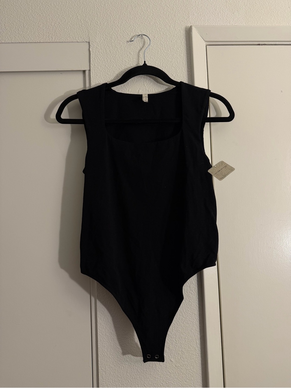 Free People Black Ribbed Tank